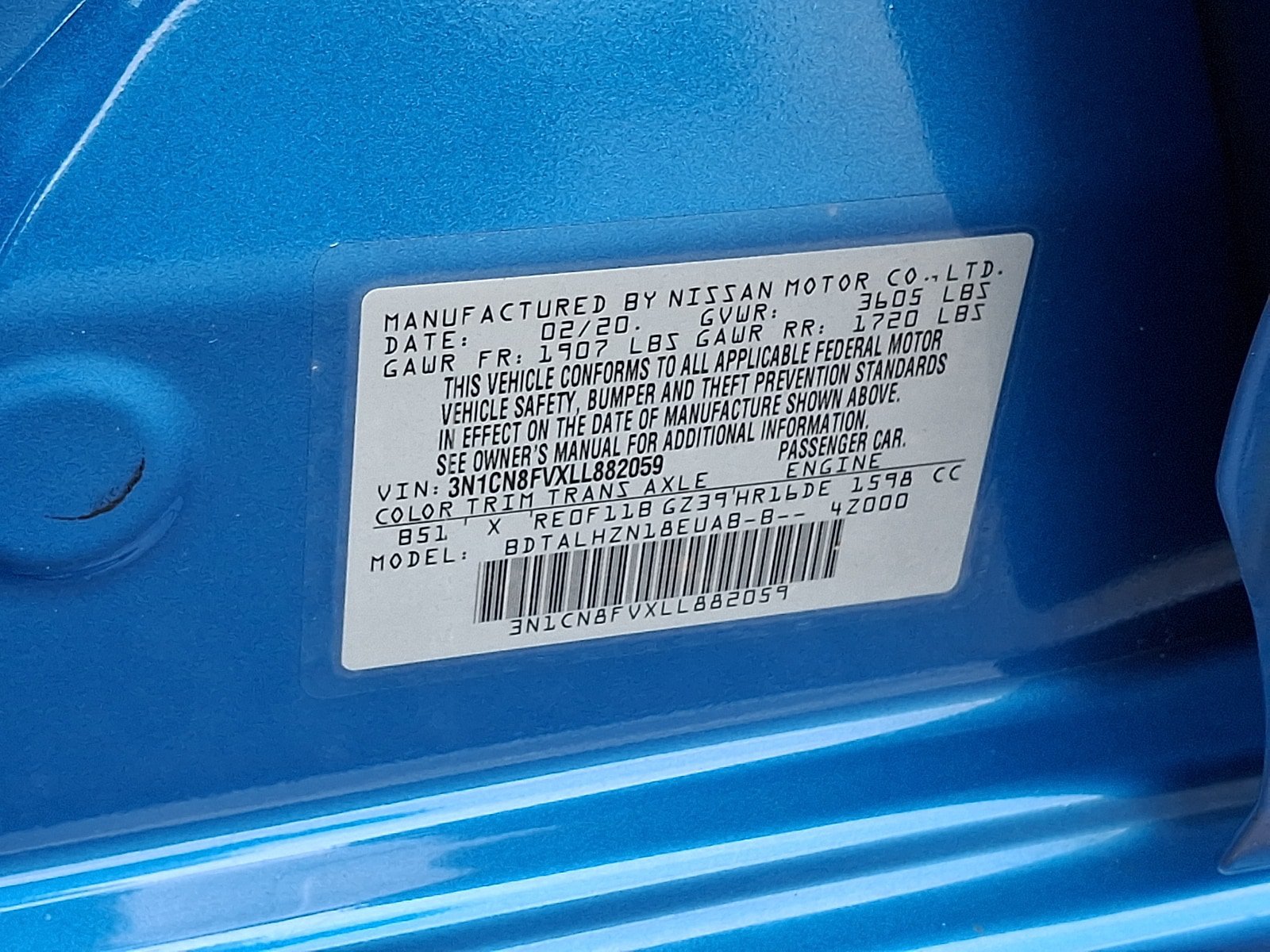 Used 2020 Nissan Versa SR w/ Convenience Package FWD image 26