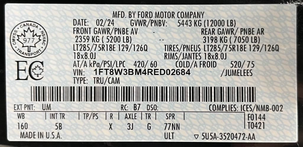 Used 2024 Ford F350 Lariat w/ Lariat Ultimate Package AWD/4WD image 56