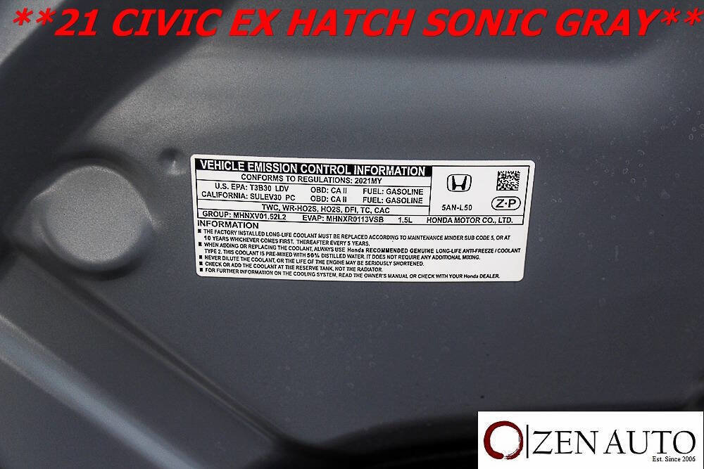 Used 2021 Honda Civic EX image 60