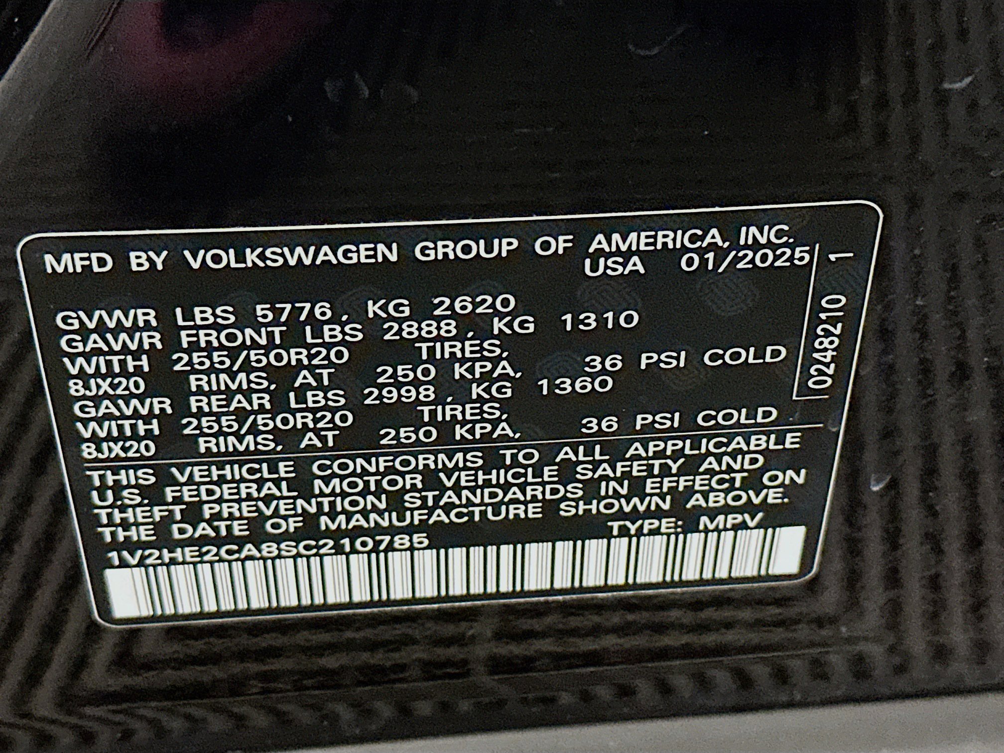 Used 2025 Volkswagen Atlas Cross Sport SE image 12