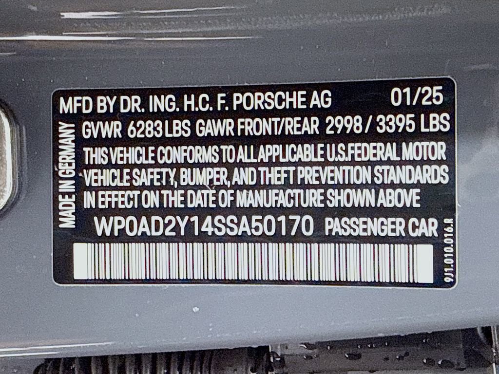 Certified 2025 Porsche Taycan GTS AWD/4WD image 12