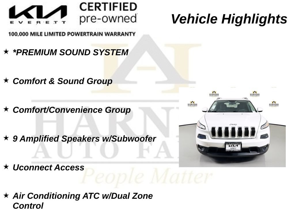 Used 2016 Jeep Cherokee Latitude w/ Comfort/Convenience Group AWD/4WD image 19