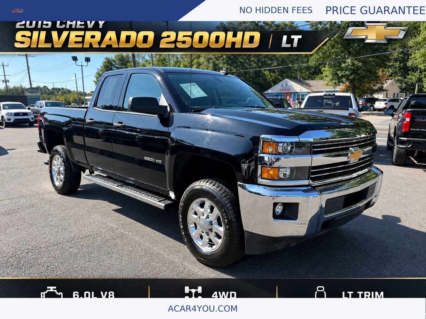 Used 2015 Chevrolet Silverado 2500 LT w/ LT Convenience Package AWD/4WD image 1