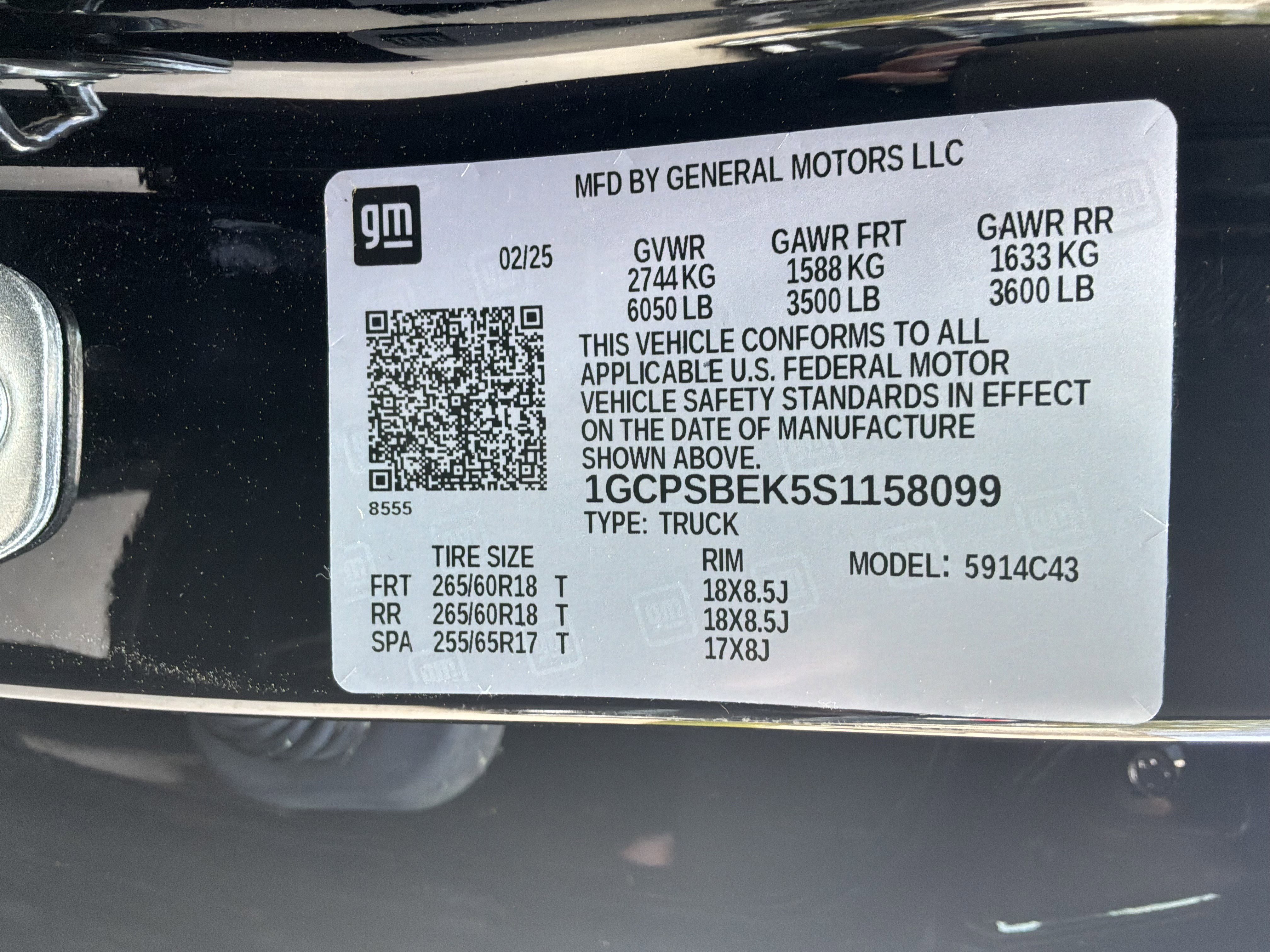 Used 2025 Chevrolet Colorado W/T w/ WT Custom Package image 32