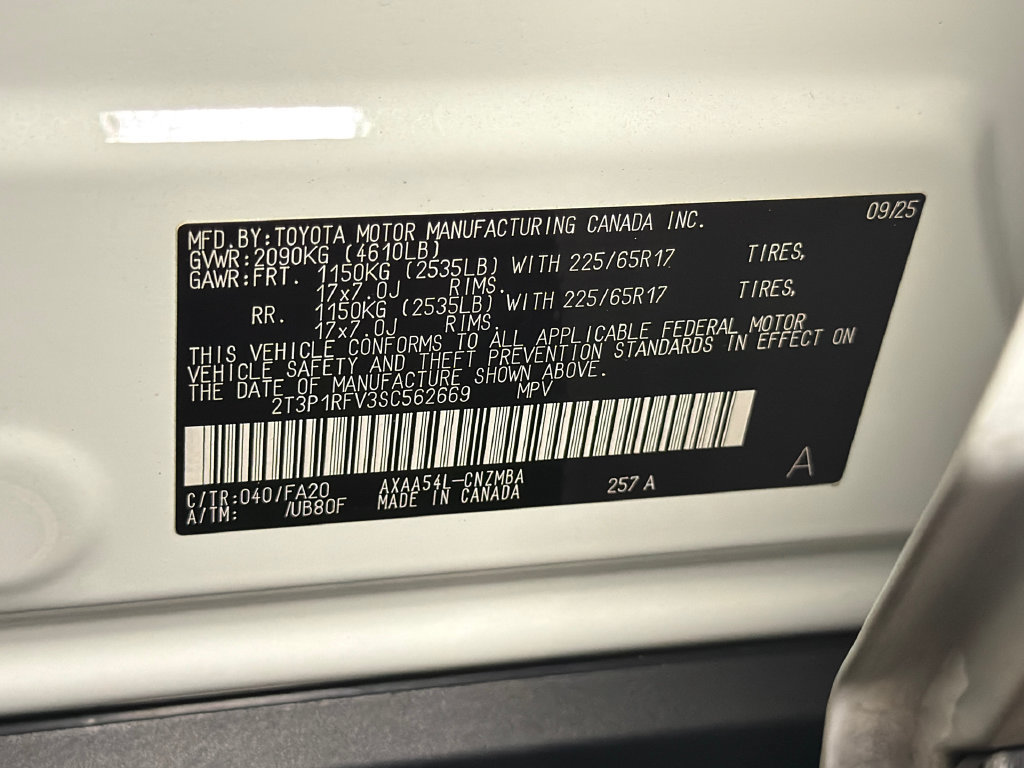 Used 2025 Toyota RAV4 XLE w/ Convenience Package AWD/4WD image 32