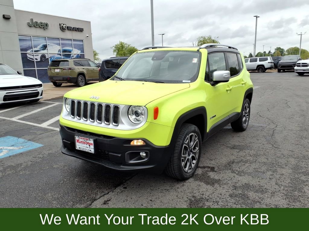 Used 2018 Jeep Renegade Limited w/ UConnect 8.4 Nav Group AWD/4WD image 2