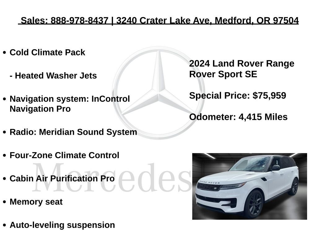 Used 2024 Land Rover Range Rover Sport SE image 10