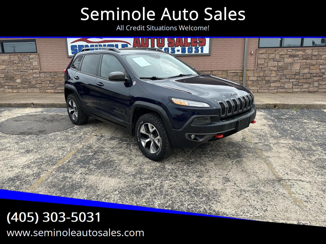 Used 2014 Jeep Cherokee Trailhawk w/ Leather Interior Group image 1