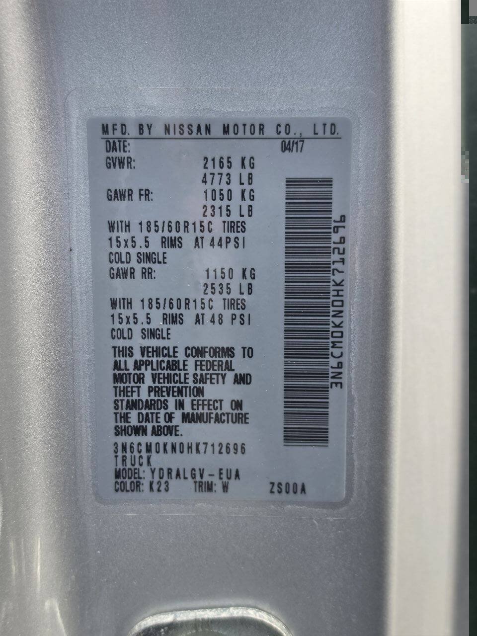 Used 2017 Nissan NV200 SV FWD image 45