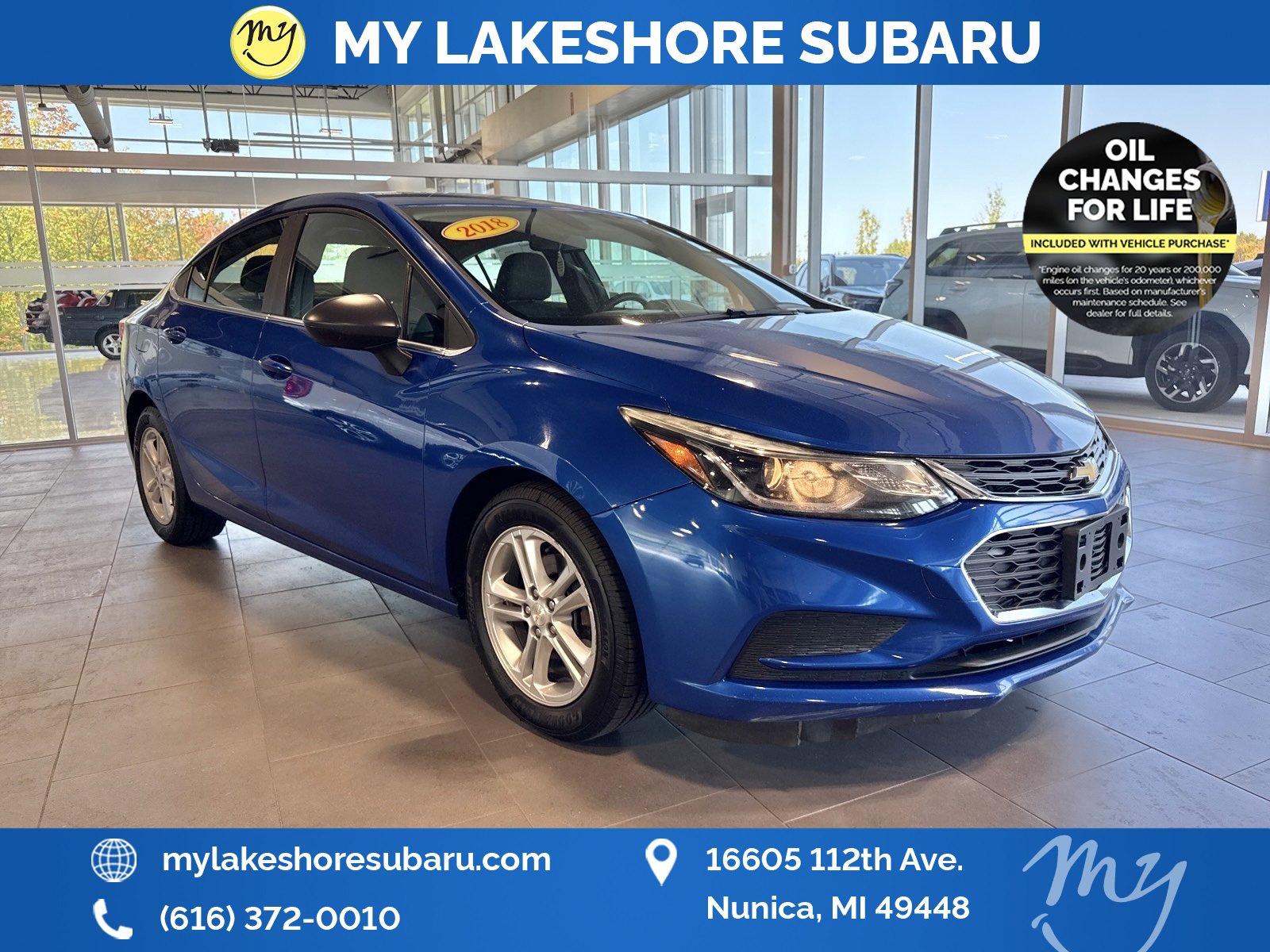 Used 2018 Chevrolet Cruze LT