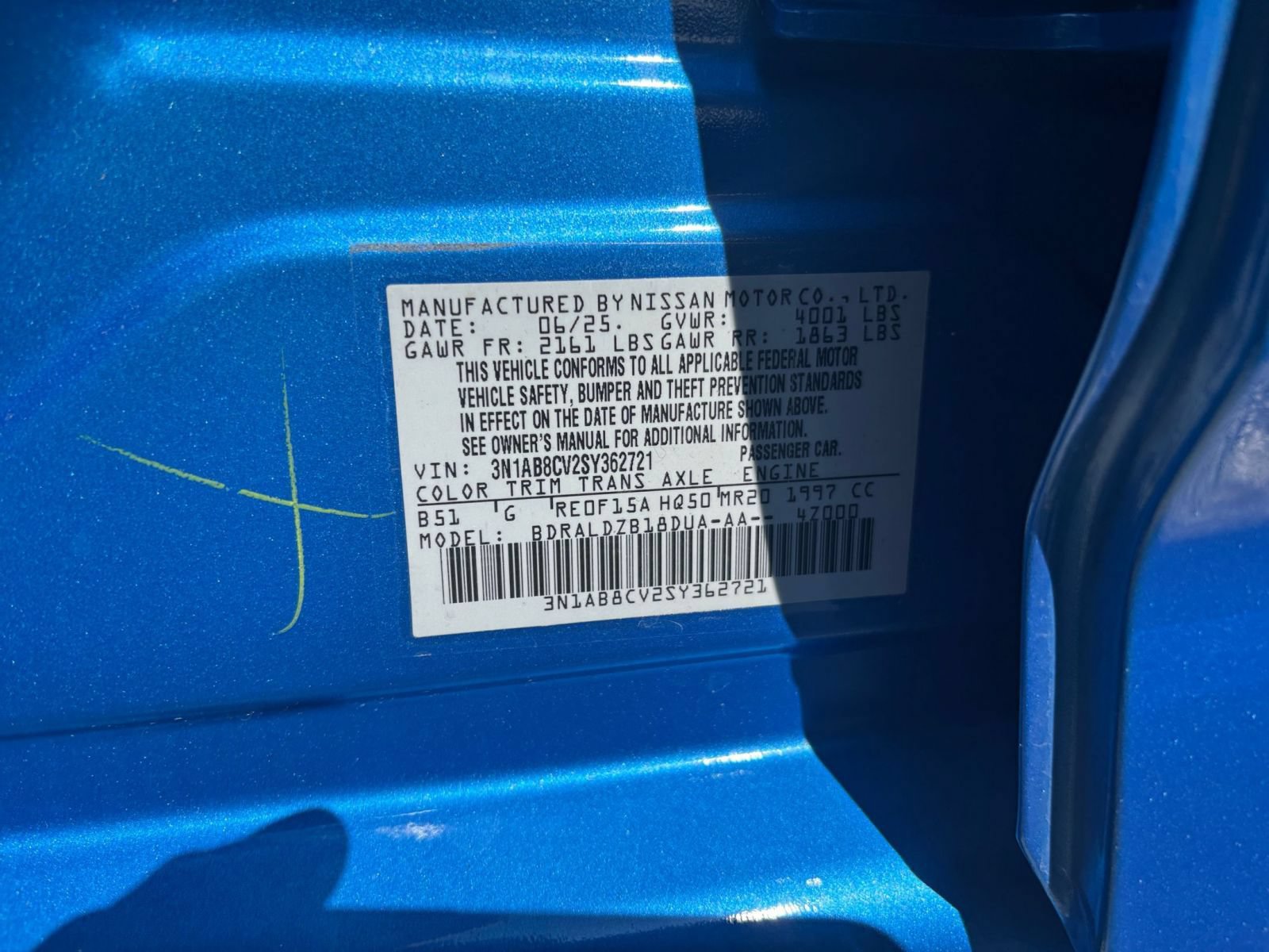 Used 2025 Nissan Sentra SV FWD image 27