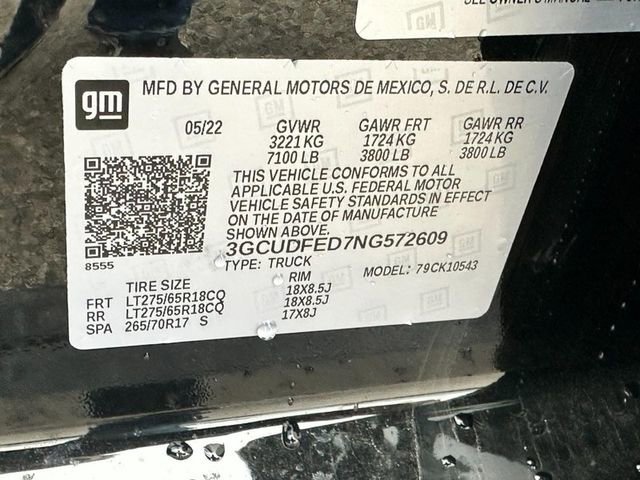 Certified 2022 Chevrolet Silverado 1500 LT Trail Boss w/ Convenience Package II image 22