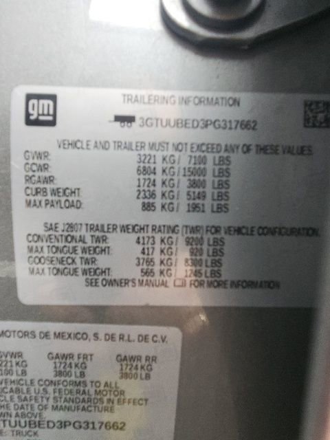 Used 2023 GMC Sierra 1500 SLE image 15