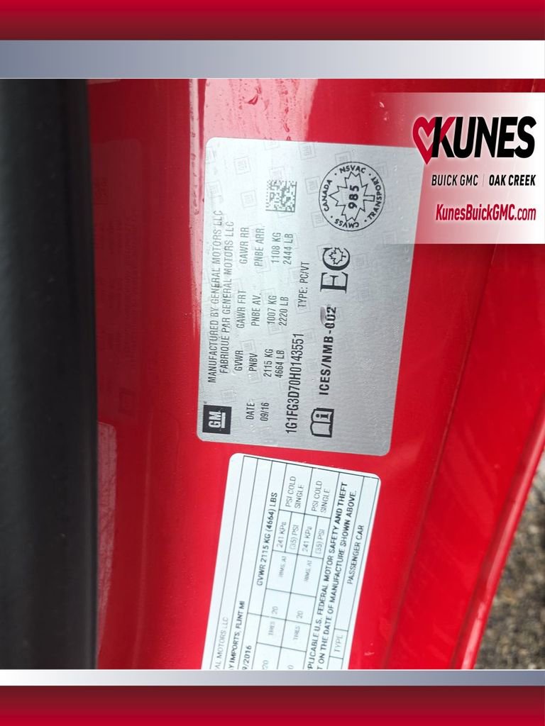 Used 2017 Chevrolet Camaro SS image 16