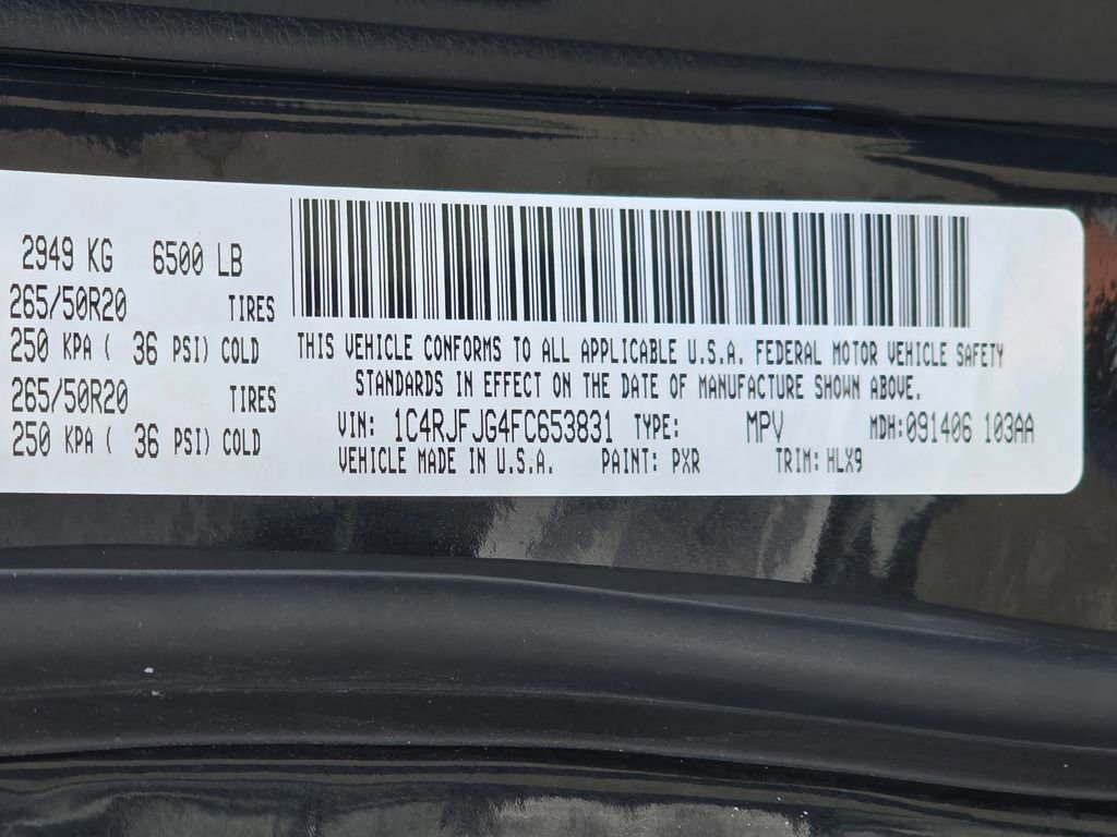 Used 2015 Jeep Grand Cherokee Summit w/ Platinum Series Group image 53