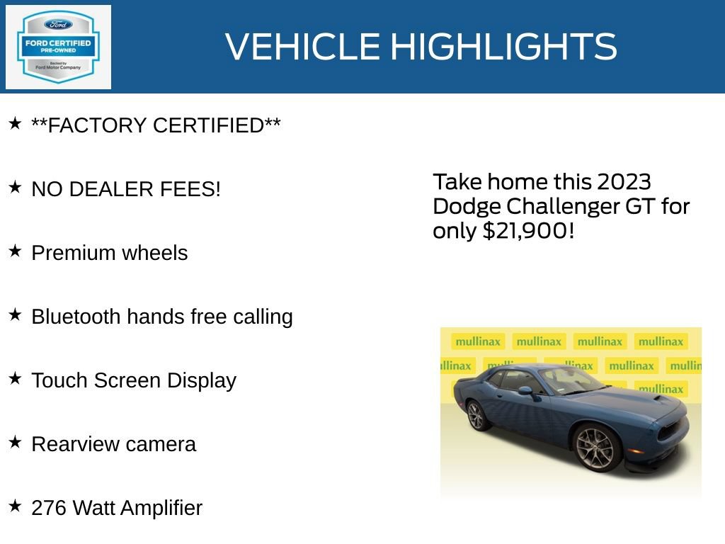 Used 2023 Dodge Challenger GT RWD image 12