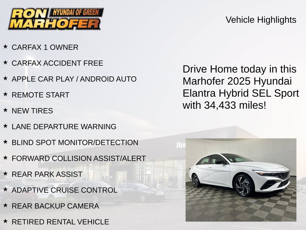 Used 2025 Hyundai Elantra SEL FWD image 14