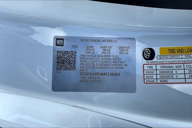 Used 2021 Chevrolet Camaro LT image 14