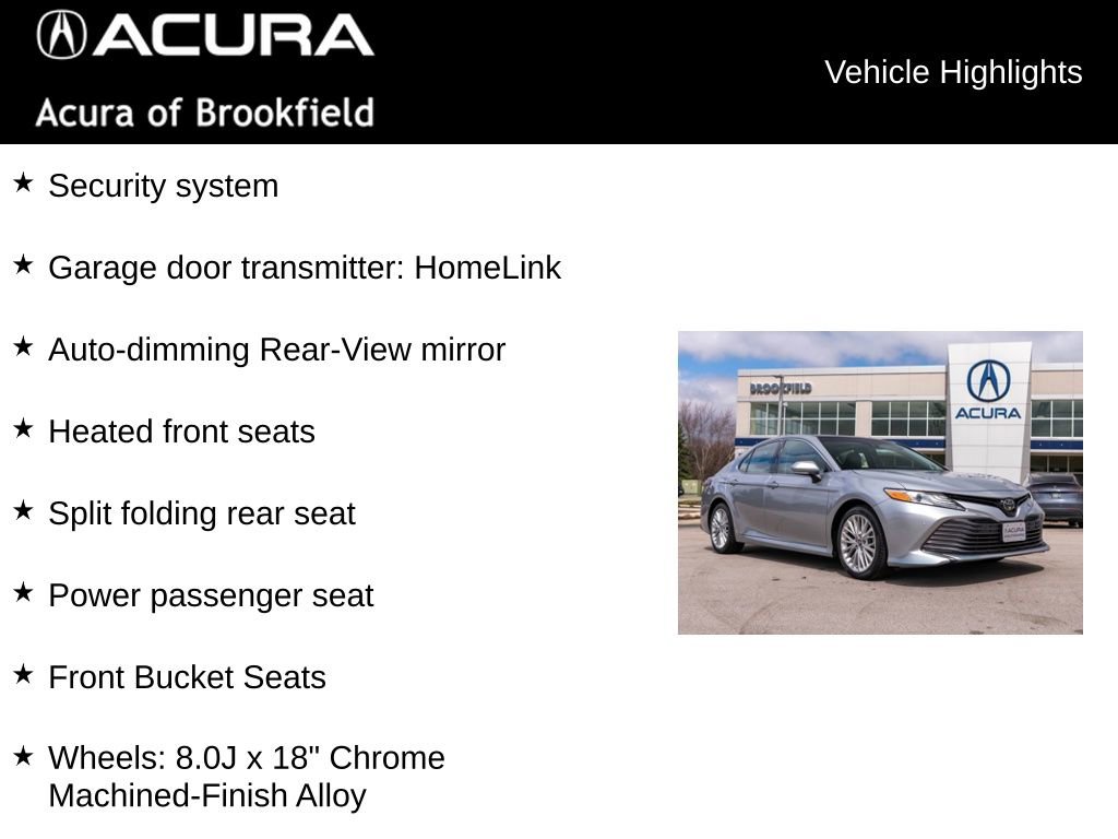 Used 2018 Toyota Camry XLE w/ Driver Assist Package FWD image 16