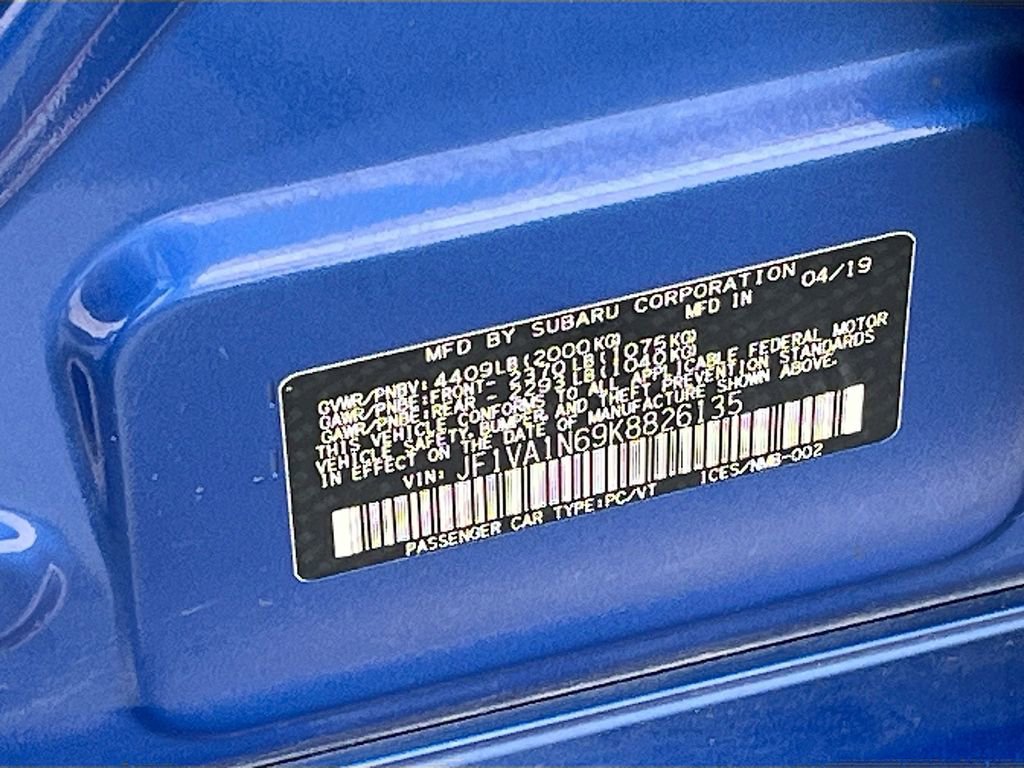 Used 2019 Subaru WRX Limited image 30