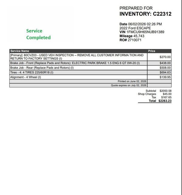 Used 2022 Ford Escape SEL AWD/4WD image 34