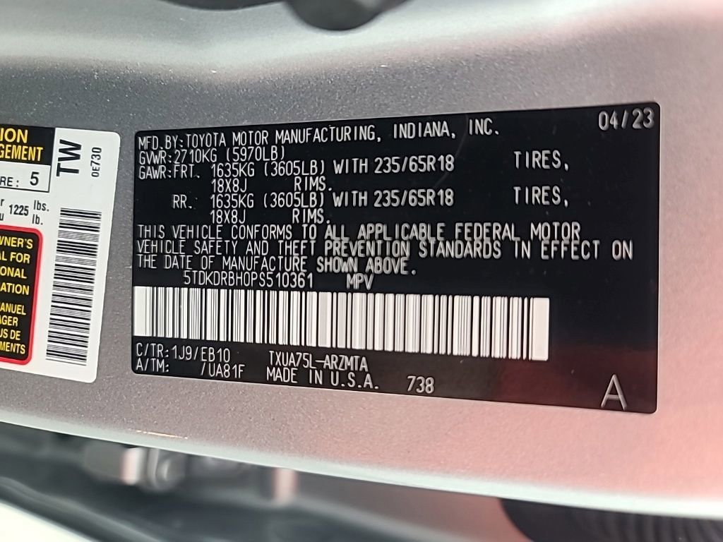 Used 2023 Toyota Highlander XLE image 44