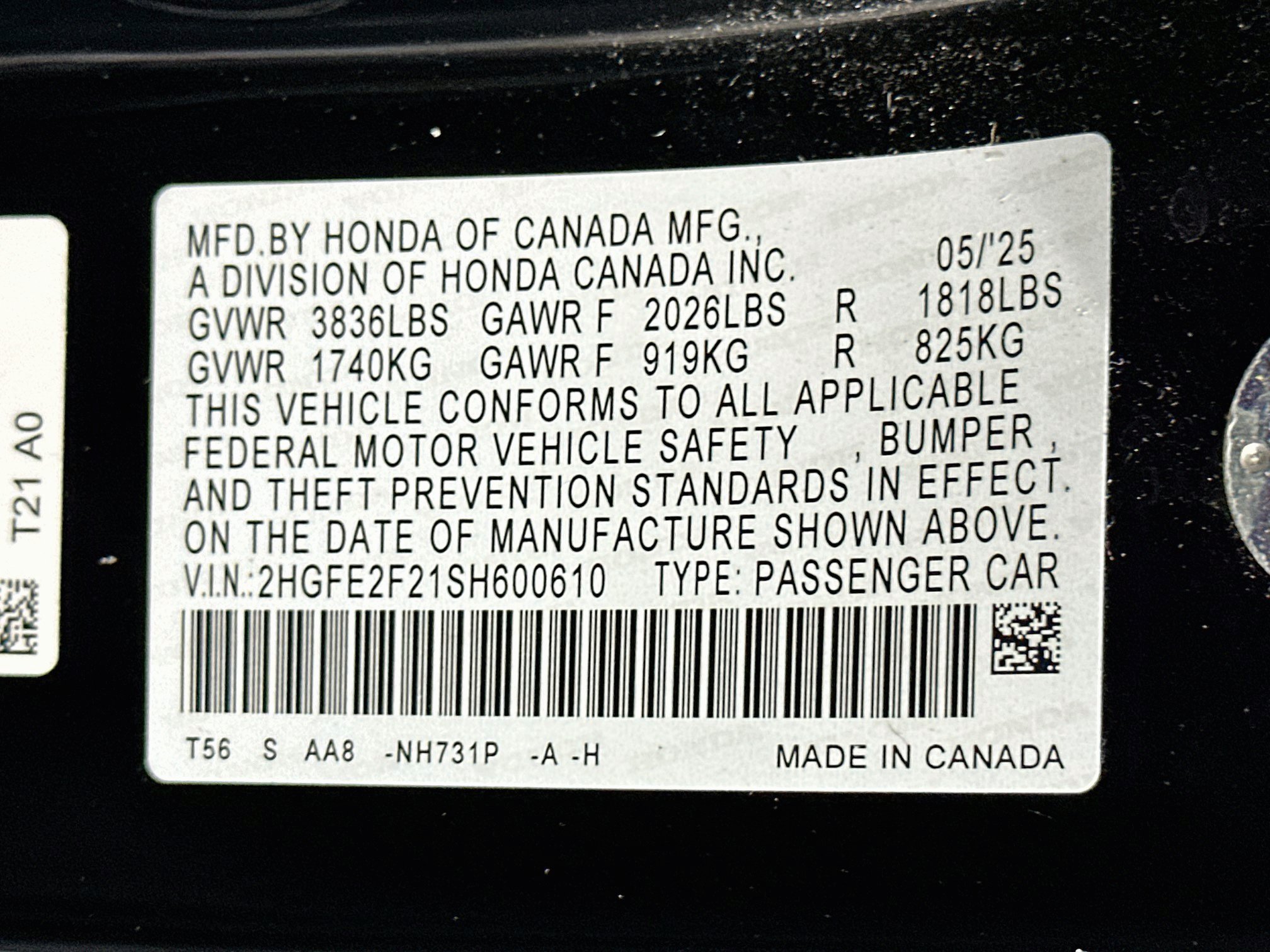 Used 2025 Honda Civic LX image 12