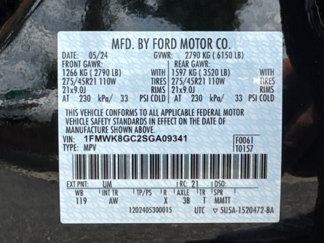 Certified 2025 Ford Explorer ST AWD/4WD image 35