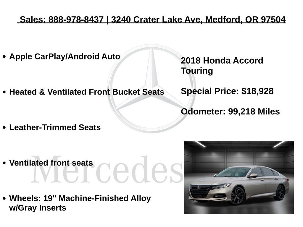 Used 2018 Honda Accord Touring image 10