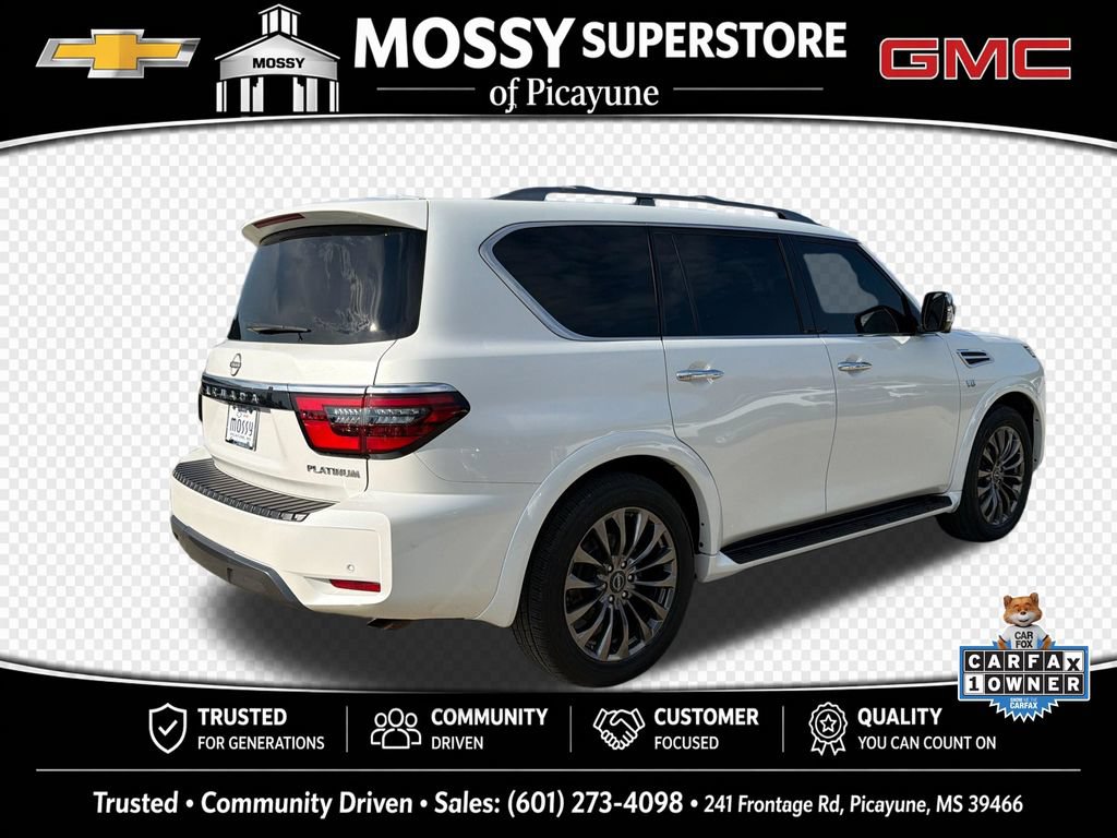 Used 2022 Nissan Armada Platinum w/ Captain's Chairs Package RWD image 6
