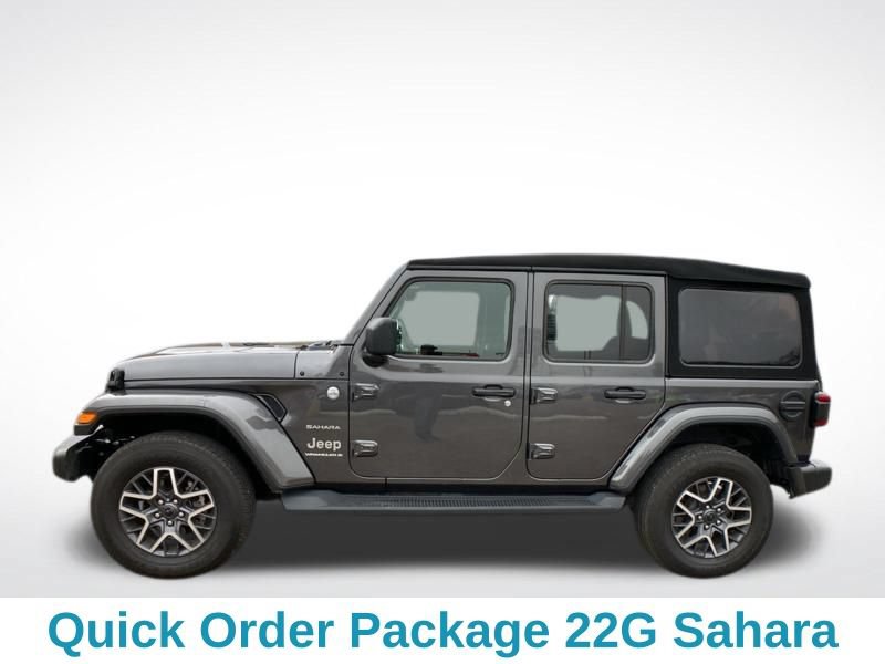 Used 2024 Jeep Wrangler Unlimited Sahara w/ Safety Group AWD/4WD image 2