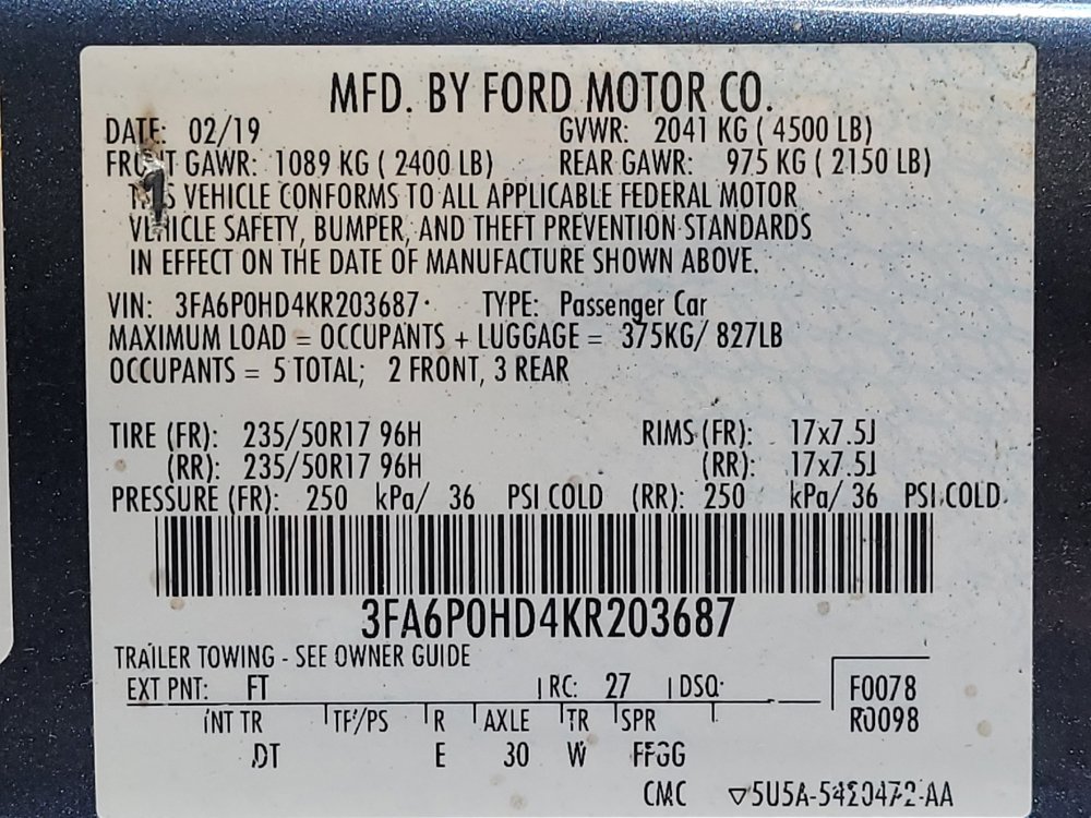Used 2019 Ford Fusion SE FWD image 33