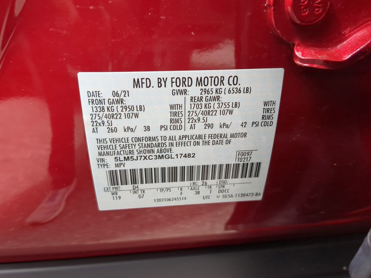 Used 2021 Lincoln Aviator Reserve w/ Equipment Group 202A image 29