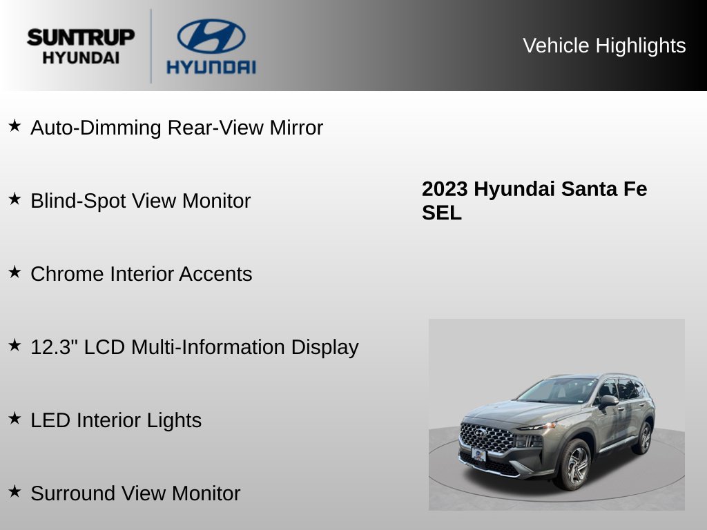 Used 2023 Hyundai Santa Fe SEL w/ Premium Package AWD/4WD image 30