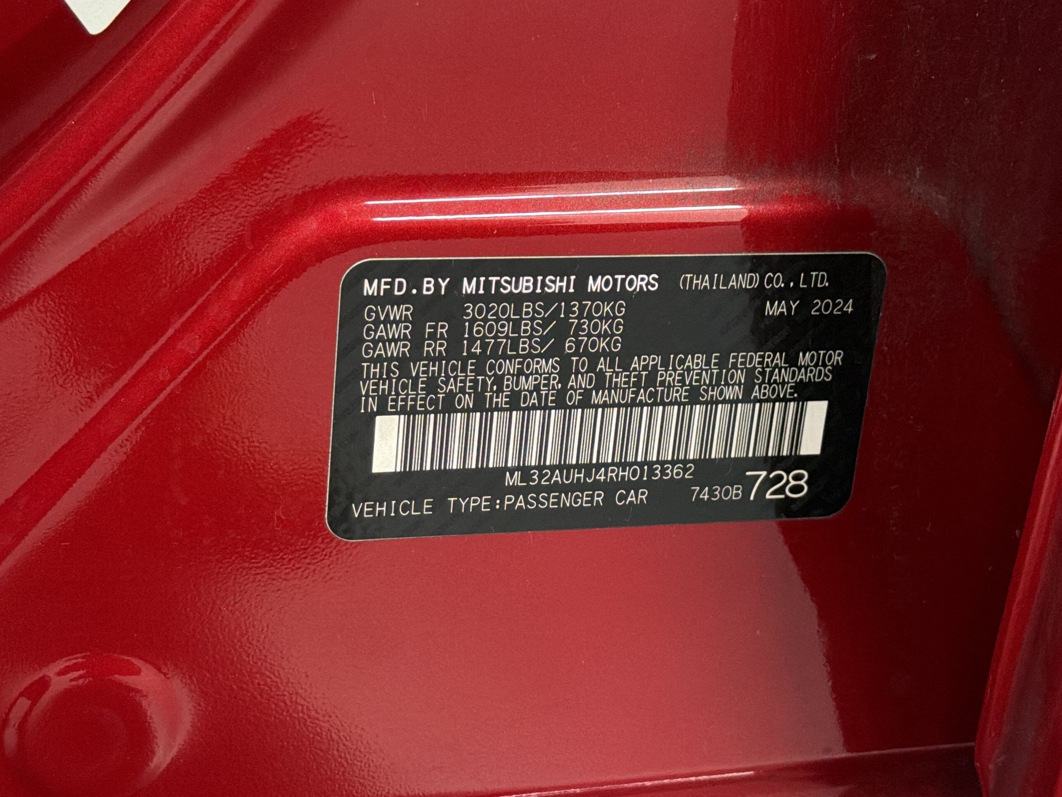 Used 2024 Mitsubishi Mirage ES FWD image 22