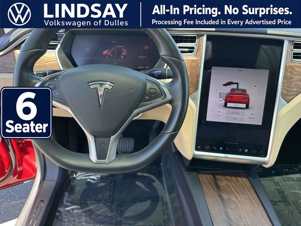 Used 2016 Tesla Model X 75D AWD/4WD image 10