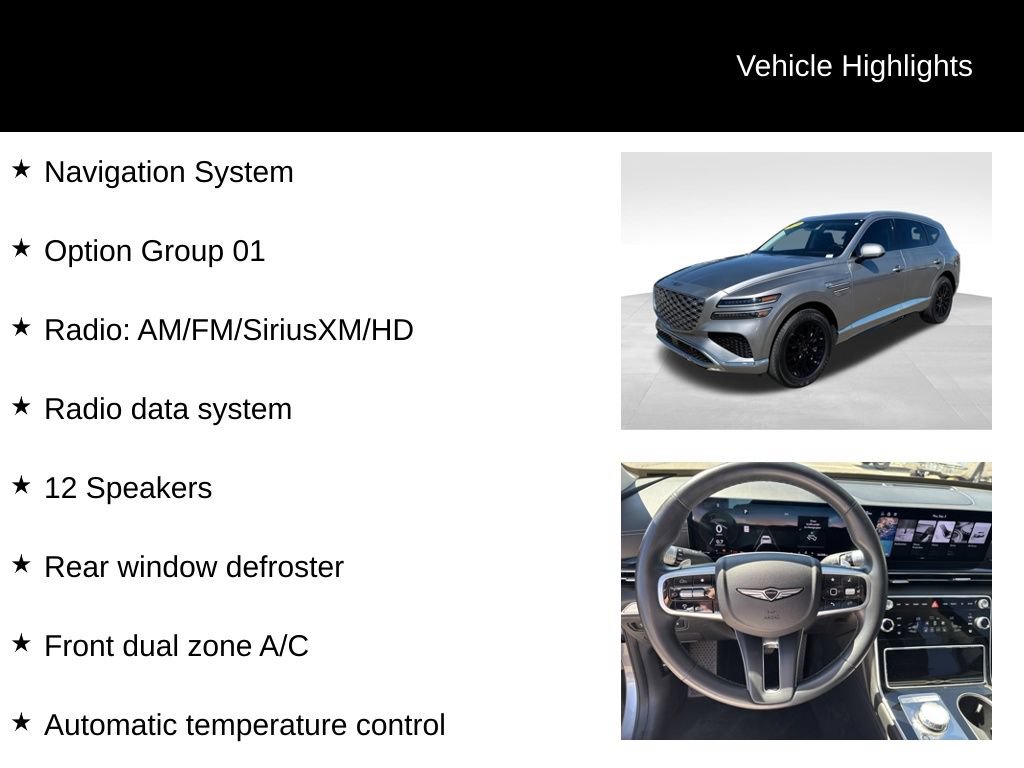 Used 2025 Genesis GV80 2.5T Standard AWD/4WD image 9