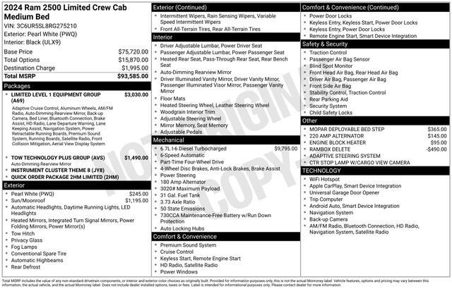 Used 2024 RAM 2500 Limited AWD/4WD image 43