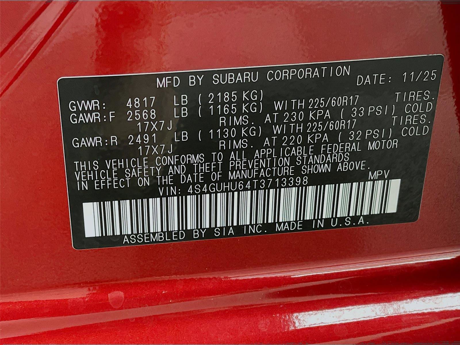 New 2026 Subaru Crosstrek 2.5i Wilderness w/ Crosstrek Mirror Package image 20