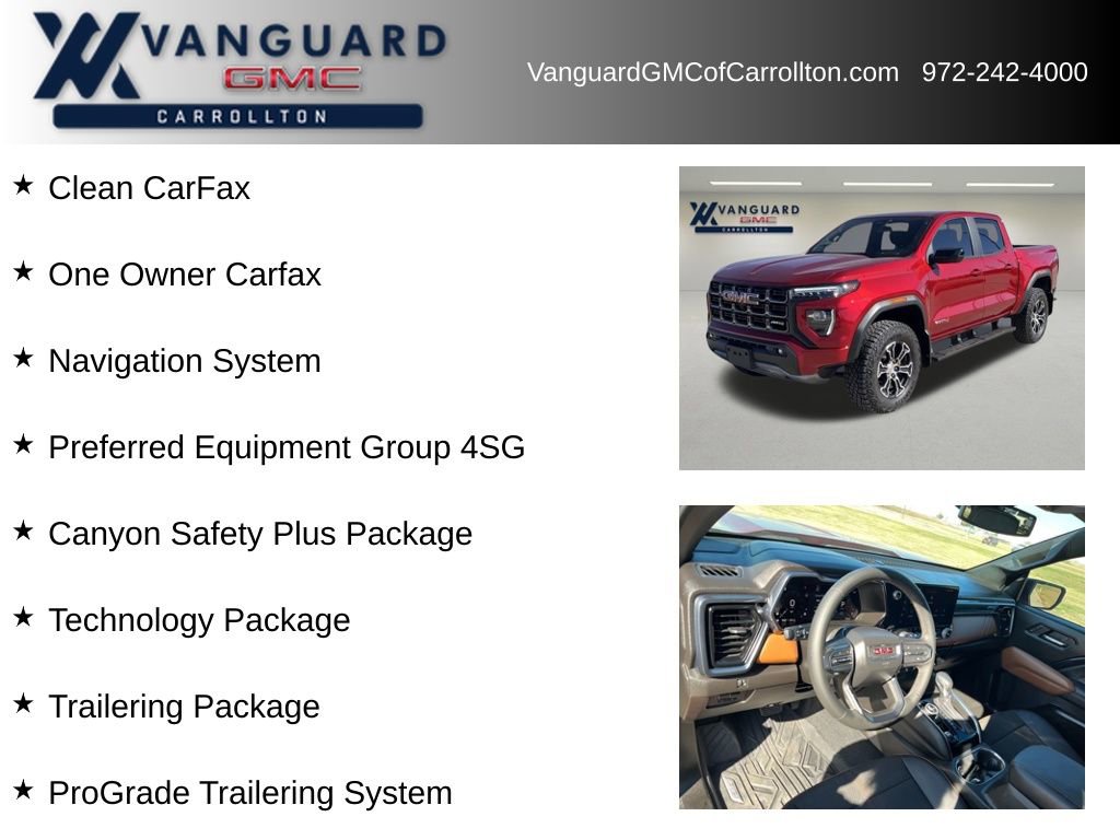 Used 2024 GMC Canyon AT4 w/ Technology Package image 6