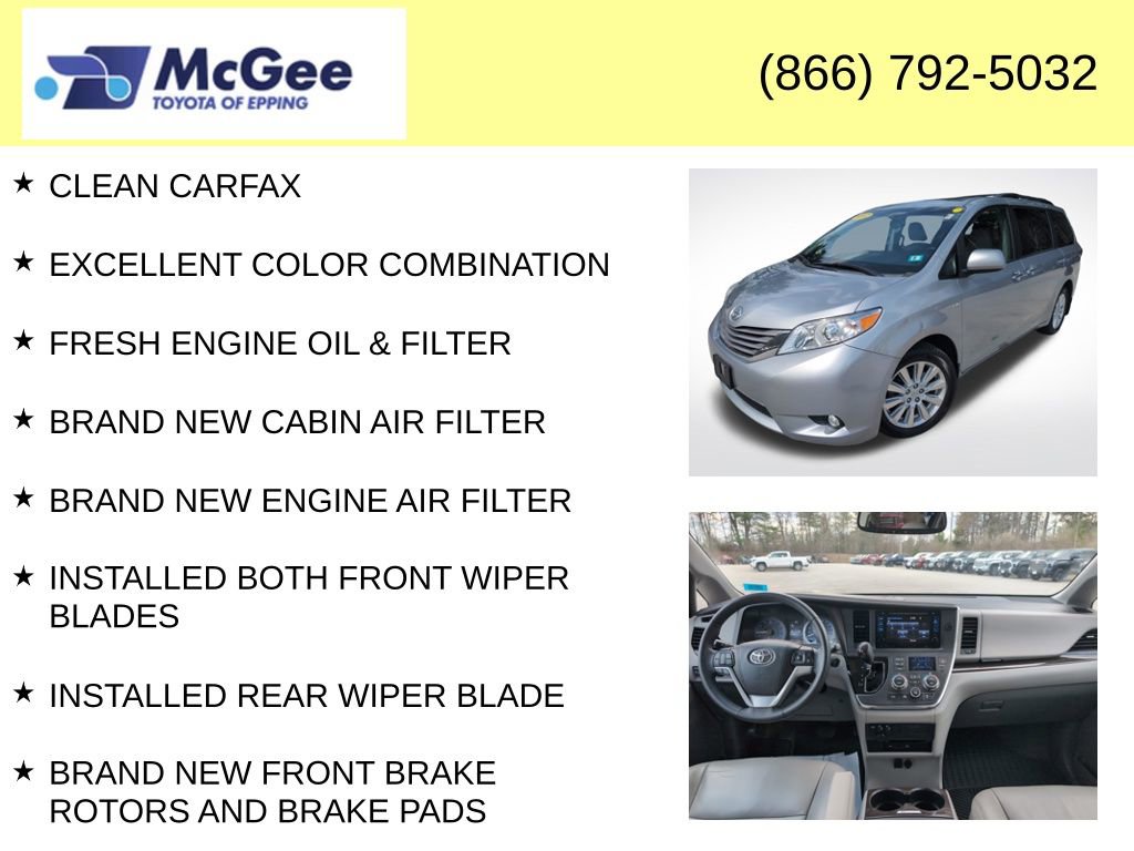 Used 2017 Toyota Sienna XLE Premium image 4