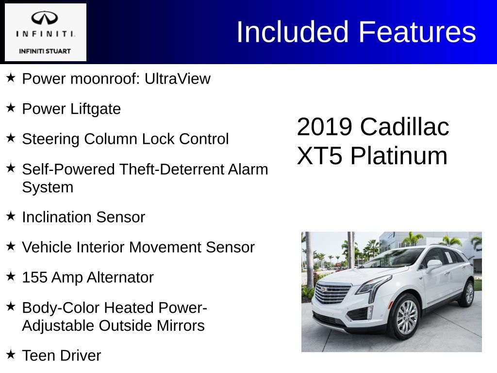 Used 2019 Cadillac XT5 Platinum image 3