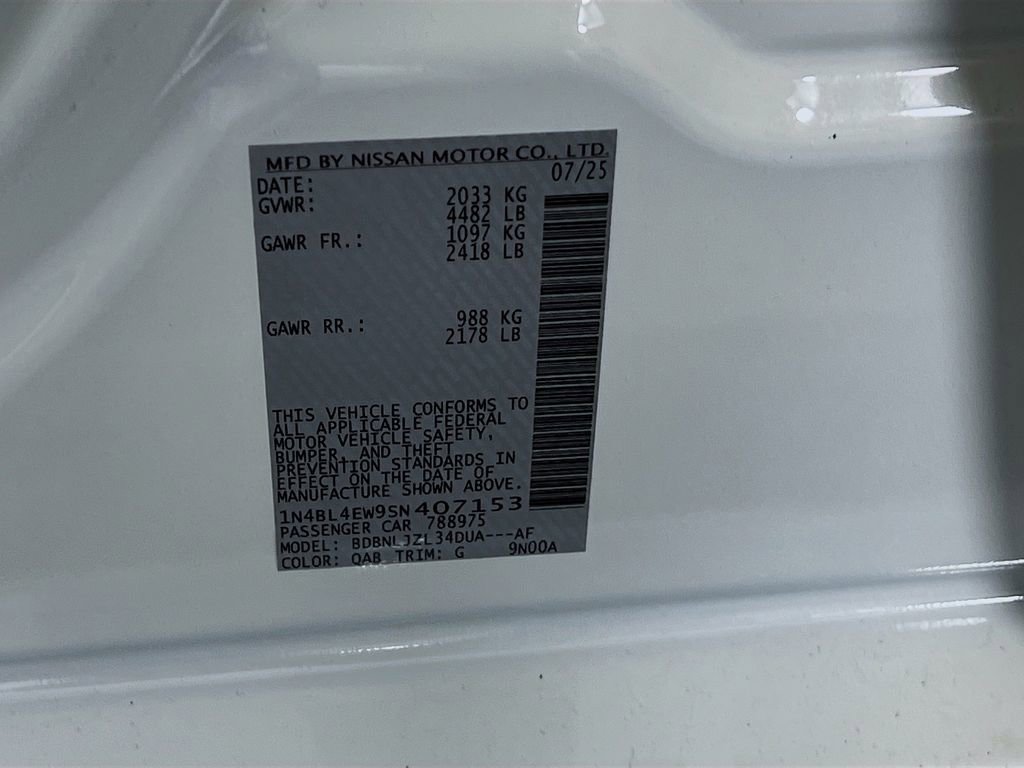 New 2025 Nissan Altima 2.5 SL image 26