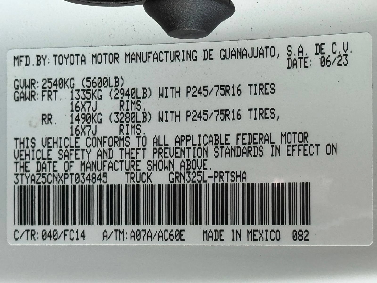Used 2023 Toyota Tacoma SR5 RWD image 16
