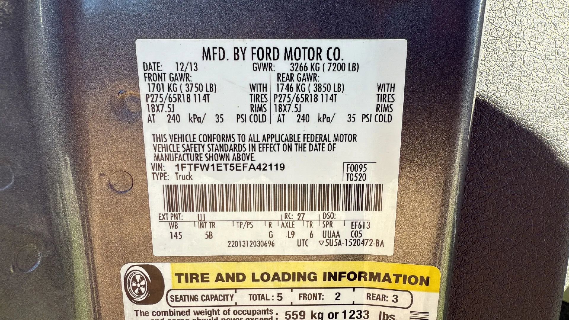 Used 2014 Ford F150 FX4 w/ Equipment Group 402A Luxury image 47