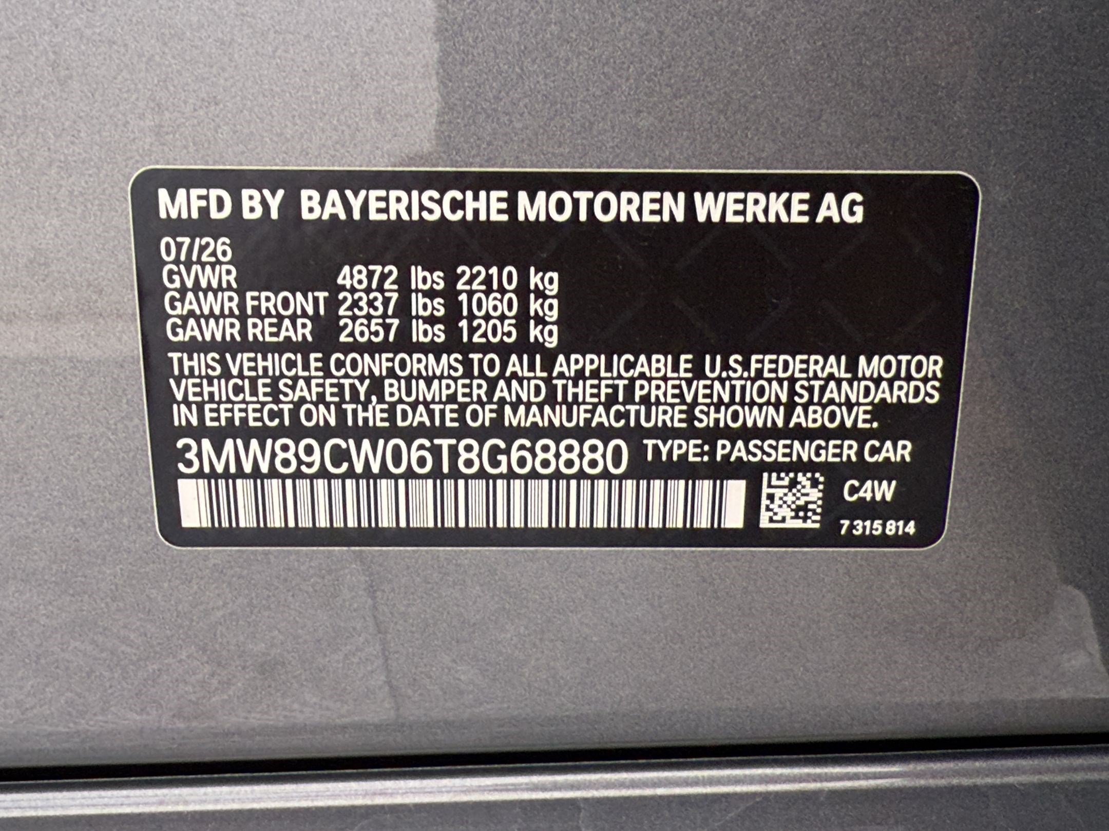 New 2026 BMW 330i xDrive Sedan w/ Convenience Package AWD/4WD image 26