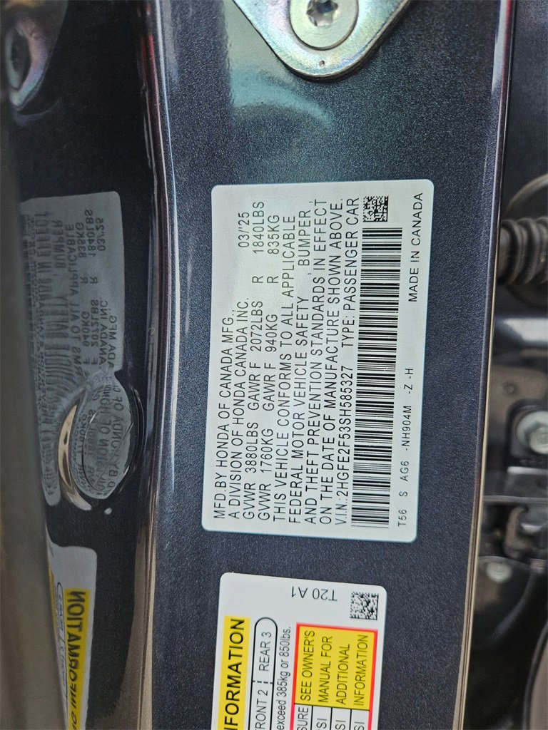 Used 2025 Honda Civic Sport image 27