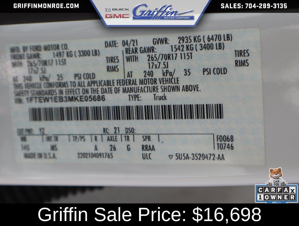 Used 2021 Ford F150 XLT w/ Trailer Tow Package AWD/4WD image 46