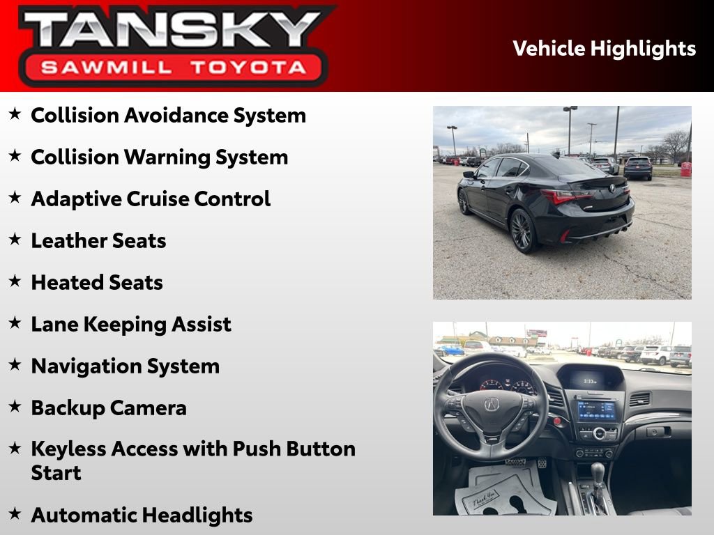 Used 2019 Acura ILX Technology & A-Spec Packages image 9