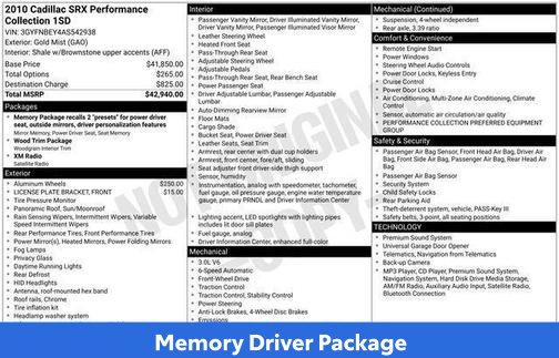Used 2010 Cadillac SRX Performance FWD image 18